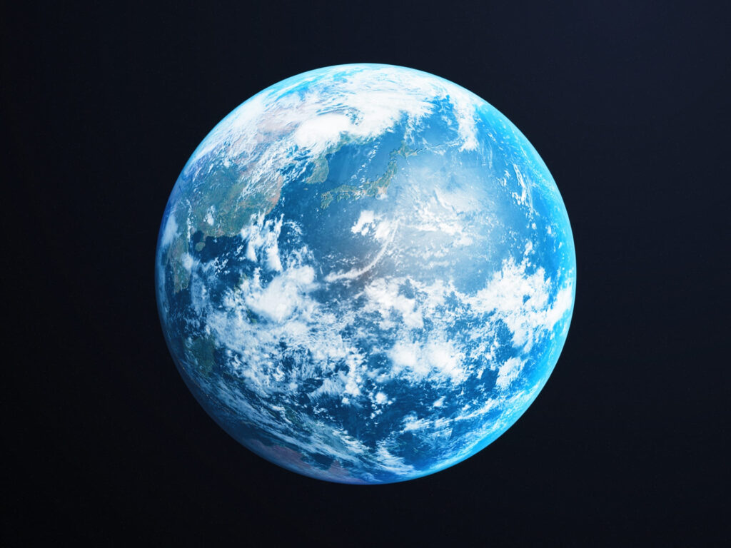 宇宙から見た地球
